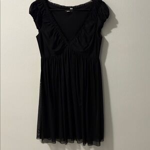 London Times Black Midi Dress